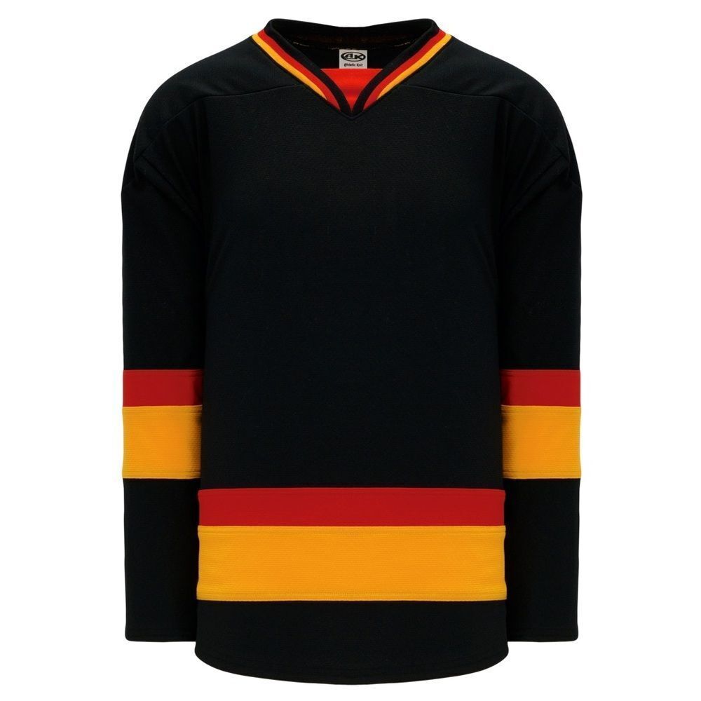 90’s Vancouver Canuck Pattern, Athletic Knit Hockey Jersey, Size Medium